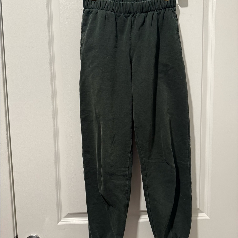 Brandy Melville Forest Green Joggers Sweatpants